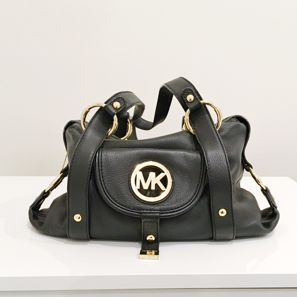 Michael Kors Black & Gold Bag